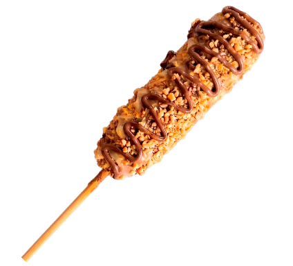BANANO-MOZARELLA CORN DOG DULCE POSTRE