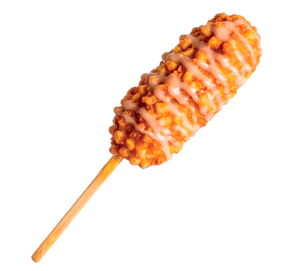 CRUNCHY-POP CORN DOG DULCE
